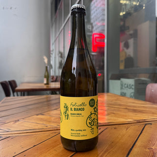 Folicello Bianco Ancestrale 2022, 750 mL Sparkling Wine Bottle (11% ABV)