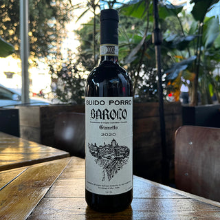 Guido Porro Barolo Vigna Gianetto 2020, 750 mL Red Wine Bottle (14.5% ABV)