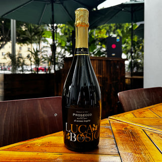Luca Bosio Prosecco Extra Dry, 750 mL Sparkling Wine Bottle (11% ABV)