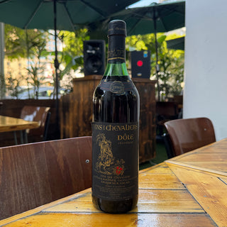 1980 Vins des Chevaliers Dole des Chevaliers, 750 mL Red Wine Bottle (13% ABV)