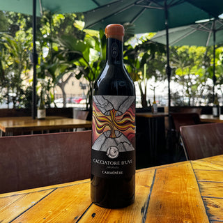 Cacciatore D'uve Carménère 2020, 750 mL Red Wine Bottle (13% ABV)