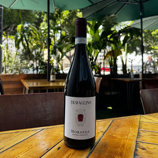 Travaglino Moranda Bonarda Frizzante, 750 mL Sparkling Red Wine Bottle (13.5% ABV)