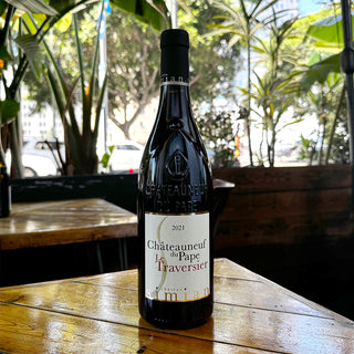 Château Simian Le Traversier Châteauneuf du Pape 2021, 750mL Red Wine Bottle (13.5% ABV)