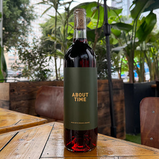 Field Recordings "About Time" Organic Merlot 2022, 750mL Red Wine Bottle (13.9% ABV)