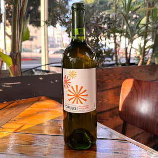Populis Macerated White California 2023, 750 mL Orange Wine Bottle (12.5% ABV)