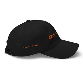 Skin Contact Dad Hat - Orange Embroidery