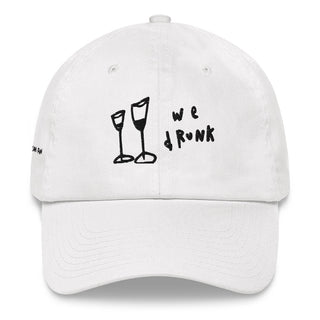 We Drunk Dad Hat White