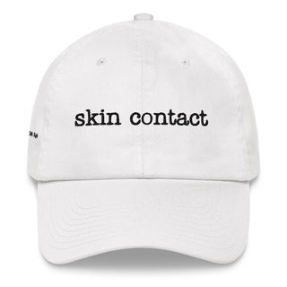 Skin Contact Dad Hat White