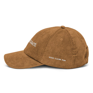 Skin Contact Corduroy Hat