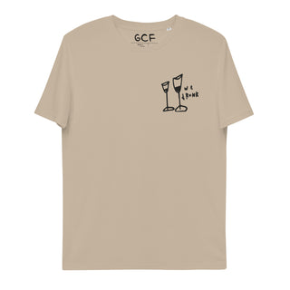 We Drunk Unisex organic Cotton T-shirt