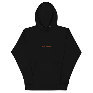Skin Contact Unisex Hoodie Black