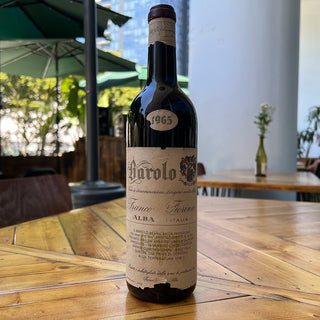 1965 Franco Fiorina Barolo, 750 mL Red Wine bottle (13-15% ABV)