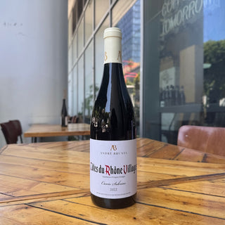 André Brunel Côtes du Rhône Villages Cuvée Sabrine 2022, 750mL Red Wine Bottle (14.5% ABV)