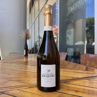 Champagne Jacquart Blac de Blancs 2015, 750 mL Sparkling Wine Bottle (12.5% ABV)