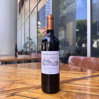 Château des Laurets Puisseguin Saint-Émilion 2018, 750mL Red Wine Bottle (14% ABV)