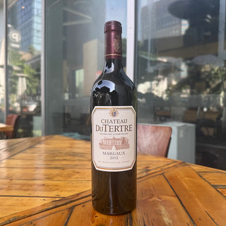 Château du Tertre 5ème Cru Classé Margaux 2012, 750 ml Red Wine Bottle ~13% ABV