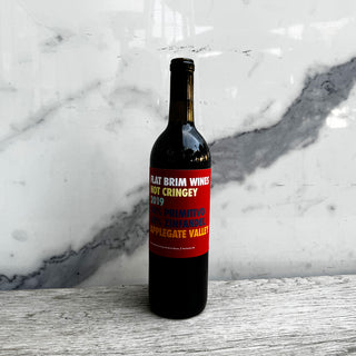 Flat Brim Not Cringey, 750 mL Red Wine Bottle (13.15% ABV)