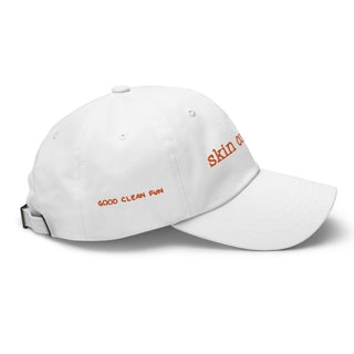 Skin Contact Dad Hat - Orange Embroidery