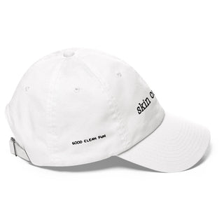 Skin Contact Dad Hat White