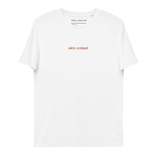Skin Contact T-shirt - Orange Embroidery